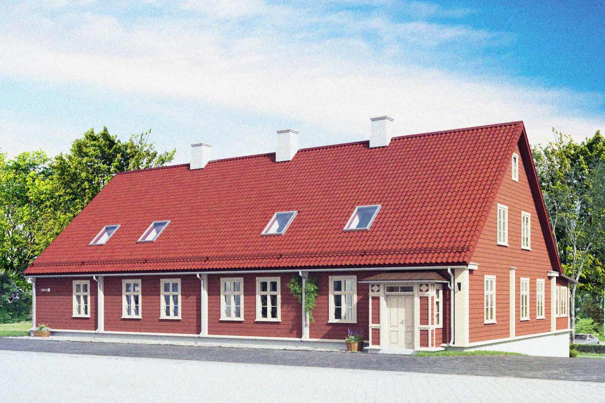 Rüütlite kodud - punane maja
